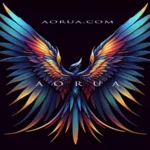 AORUA phoenix logo with radiant wings forming the symbol of ascension and encoded identity