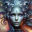 Hey Beautiful vocal song cover art by AORUA showing celestial woman with cosmic flowing hair.